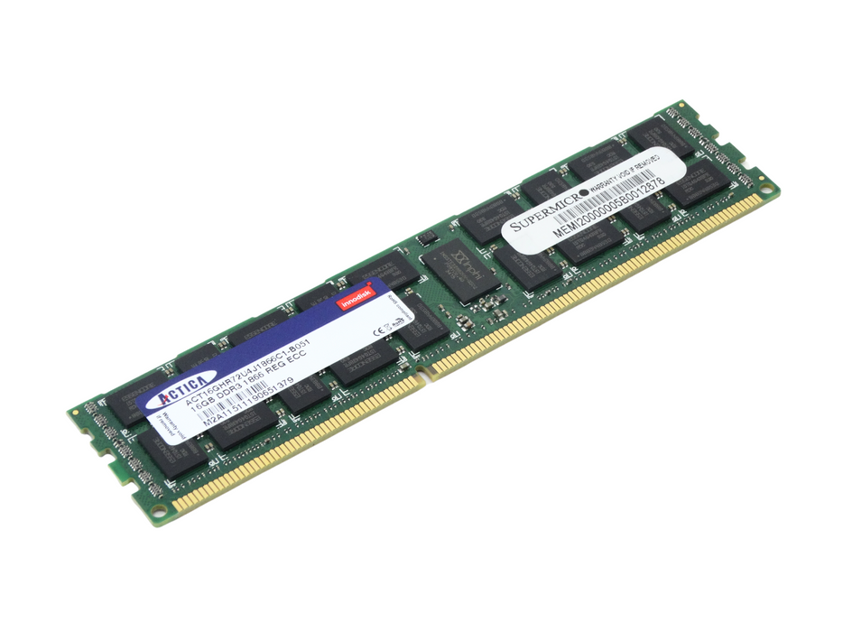 Actica 16GB 2RX4 PC3-14900R DDR3 ECC REG Memory (HMT42GR7AFR4C-RD-3rdParty)