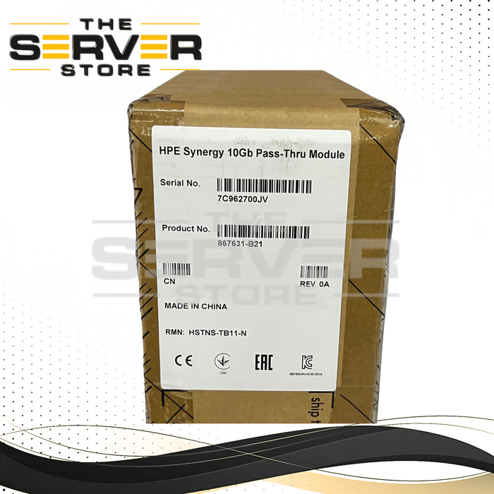 HPE Synergy 10/40Gb Pass-Thru Module c-Class BladeSystem 826019-001 867631-B21