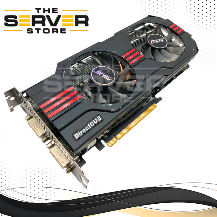 ASUS NVIDIA GeForce GTX 560 Ti 1GB GDDR5 384 Cores DirectCU II Gaming Graphics Card. DVI, Mini HDMI, VGA. PCIe 2.0 x16. P/N: GTX560 TI.