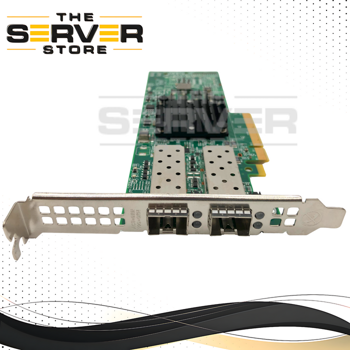 Dell Broadcom 57412 Dual-Port 10GbE SFP+ PCIe Ethernet Network Adapter. High Profile. P/N: GMW01, 0GMW01.