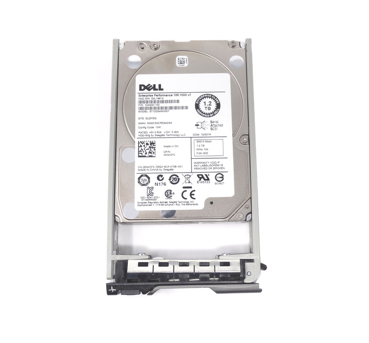 Dell Enterprise 1.2TB 10K 6Gbps SAS 2.5'' Hard Drive (RMCP3)