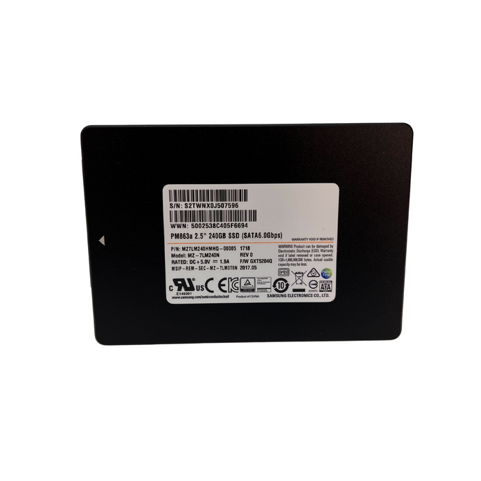 SAMSUNG PM863a 240GB 6Gbps SATA 2.5" Solid State Drive SSD (MZ7LM240HMHQ-00005)