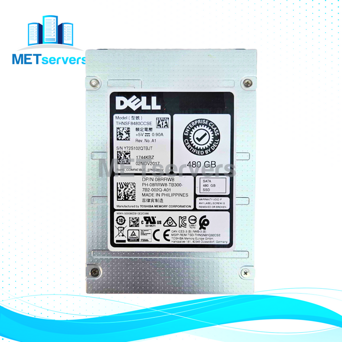 Dell 480GB MLC SATA 6Gbps 2.5" Solid State Drive SSD (08RRW8)