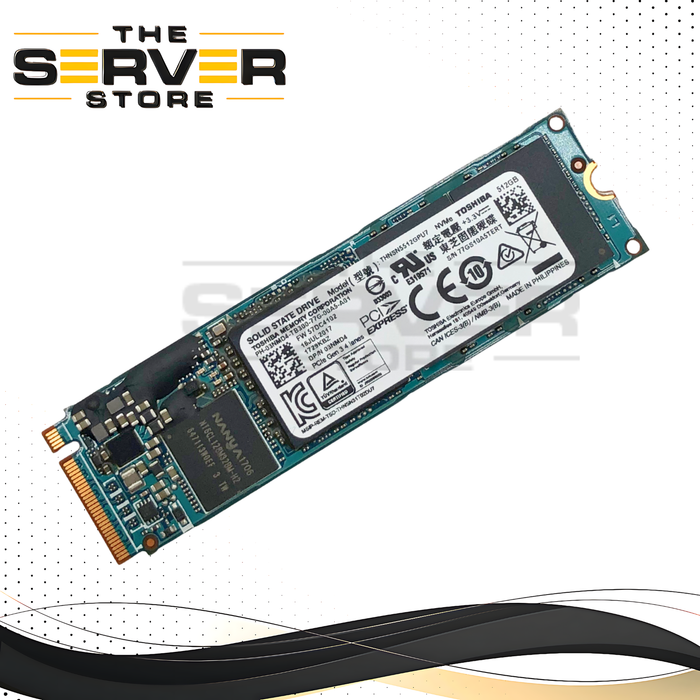 Dell Toshiba XG3 512GB PCIe 3.0 x4 M.2 2280 NVMe Solid State Drive (SSD). P/N: 3NMD4, 03NMD4.