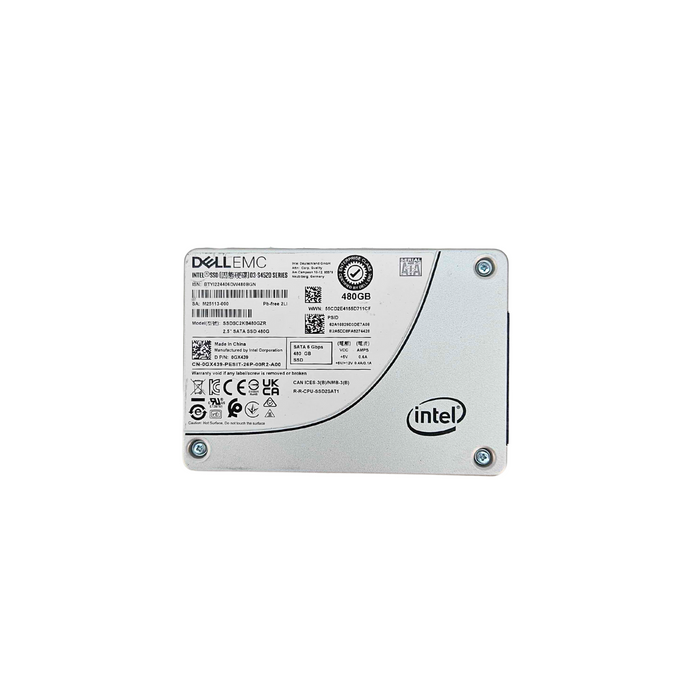 Dell Intel D3-S4520 480GB 2.5" 6Gbps SATA SSD (GX439)