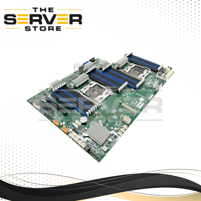 Supermicro Motherboard Dual Intel Xeon E5-2600 v3/v4 C612 LGA2011-3 24x DDR4 DIMM 2U/4U SuperStorage X10DSC+