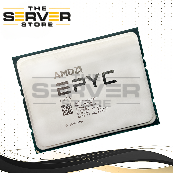 AMD EPYC 7313 3.0GHz 16 Core 128MB 16C/32T 155W CPU (Dell Locked) 100-000000329