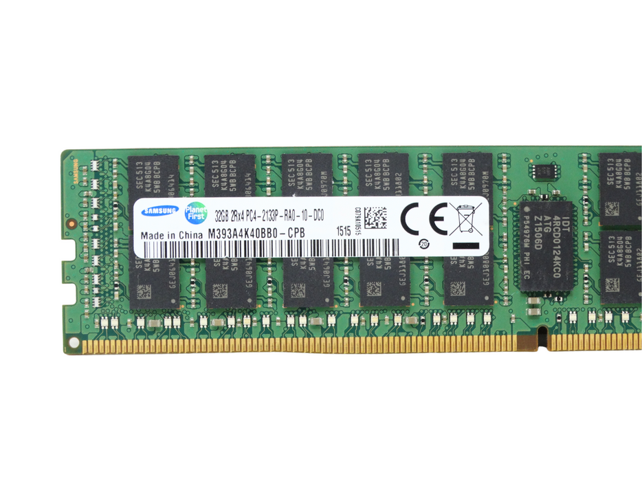 Samsung 32GB 2Rx4 PC4-2133P DDR4 ECC Registered Memory (M393A4K40BB0-CPBOQ)