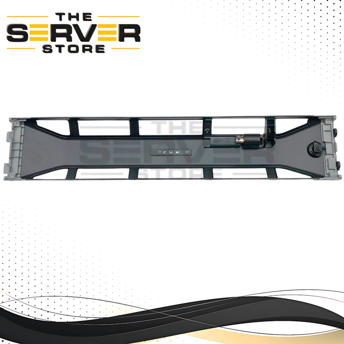 Dell 2U Front Panel Bezel Faceplate with Key, For PowerEdge R520, R720, R820 Rack Servers. P/N: X597T, 0X597T.