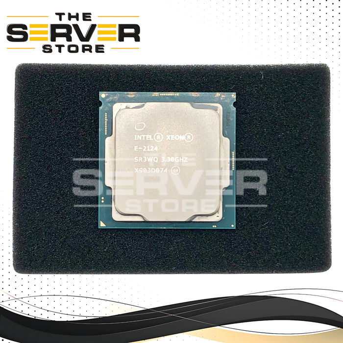 Intel Xeon E-2124 3.3GHz Quad-Core 4-Thread 8GT/s 8MB Cache LGA1151 71W Processor. P/N: SR3WQ.