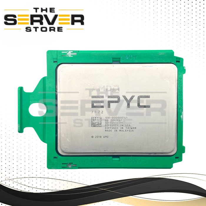 (UNLOCKED) AMD EPYC 7F72 3.20GHz 24 Core 192MB 240W SP3 CPU 100-000000141