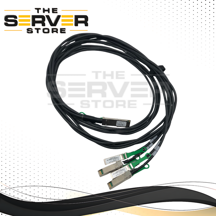 Amphenol 3m 100GB QSFP+ to 4x SFP+ 100GbE to 4x25GbE DAC Splitter NDAQGJ-0003