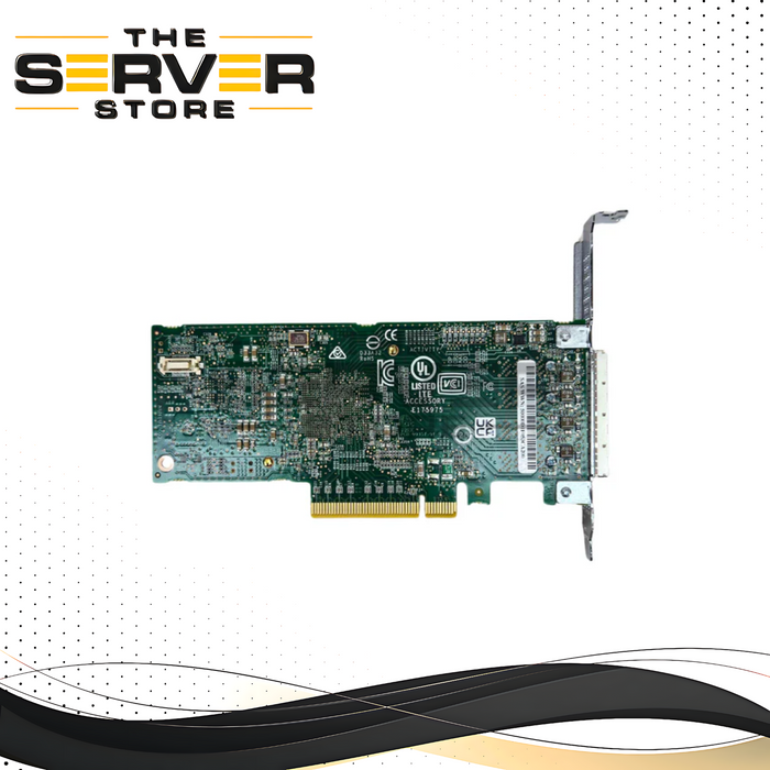 Dell ASA-80165H Quad-Port SAS 12Gb/s Host Bus Adapter HBA Controller Card (HHJD7)