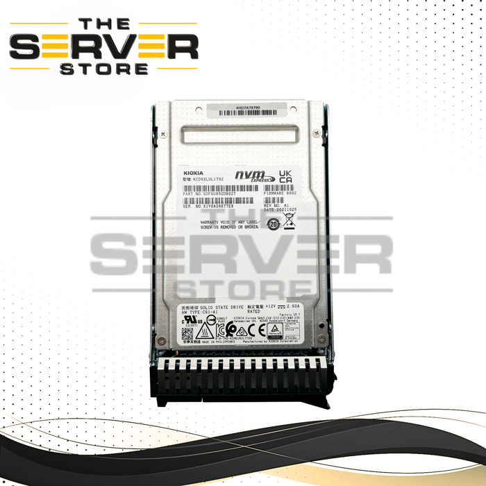 Lenovo 1.92TB NVMe x4 U.3 2.5" Kioxia CD6-R SSD ThinkSystem SR550 SR650 4HD7A79790
