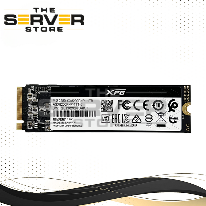 ADATA SX8200 Pro 1TB NVMe 2280 M.2 Gen3x4 Solid State Drive (SSD) XPG ASX8200PNP-1TT-C