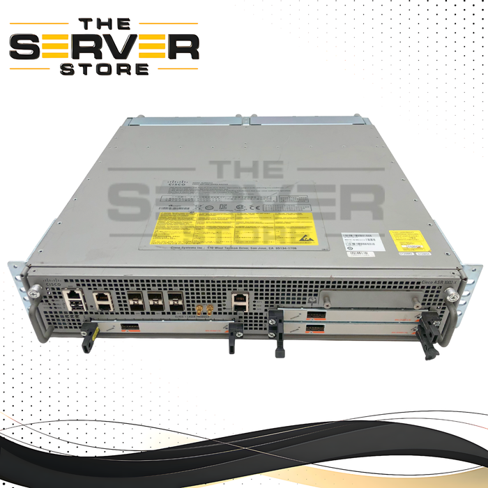 Cisco ASR 1002-X Aggregation Services Router. 2RU Chassis. Integrated 6-Port Gigabit Ethernet SFP. Includes 3x SPA-1X10GE-L-V2 (1-Port 10GE SFP+ SPAs). P/N: ASR1002-X.