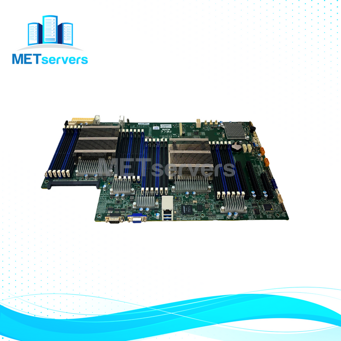 Super Micro Motherboard Dual socket R3 (LGA 2011) (For SuperServer Only) (X10DSC-PLUS)