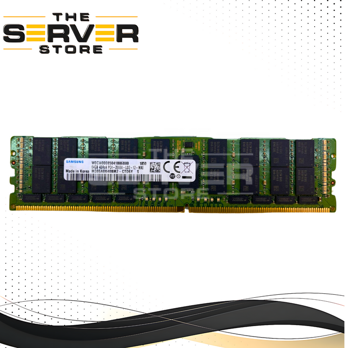 Samsung 64GB 4DRx4 DDR4-2666V-L PC4-21300 LRDIMM ECC Load-Reduce Memory M386A8K40BM2-CTD6Y