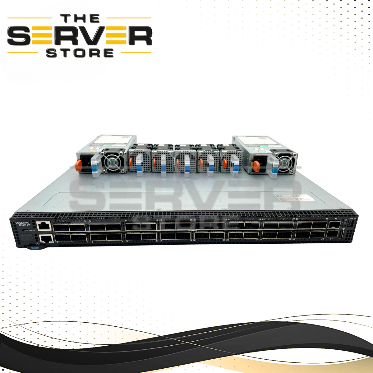 Dell EMC 32 Port 100Gb QSFP28 2x 10Gb SFP+ Network Switch Z9100-ON ...