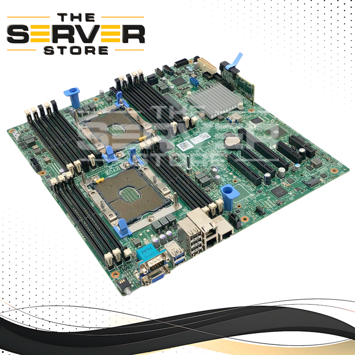 Dell PowerEdge T440 Server Motherboard. 2x LGA3647 (Socket P) CPU Sockets. 16x DDR4 DIMM Slots. P/N: 2KM69, 02KM69.