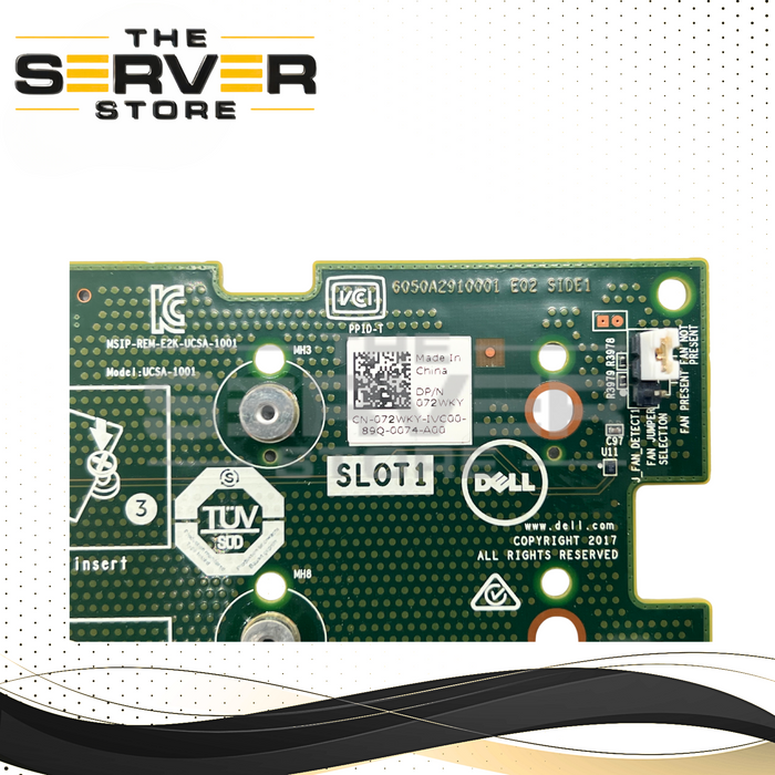 Dell 2xM.2 Slot SATA SSD PCIe BOSS-S1 Controller Card (Low Profile) 072WKY 72WKY