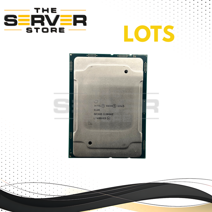 (LOT) Intel Xeon Gold 5120 2.20GHz 14 Core 19.25MB 105W FCLGA3647 CPU SR3GD
