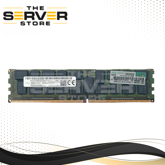 HPE 128GB 8Rx4 DDR4-2933Y PC4-23400 ECC 3DS LRDIMM Memory P06191-001 P00928-B21 P03055-091