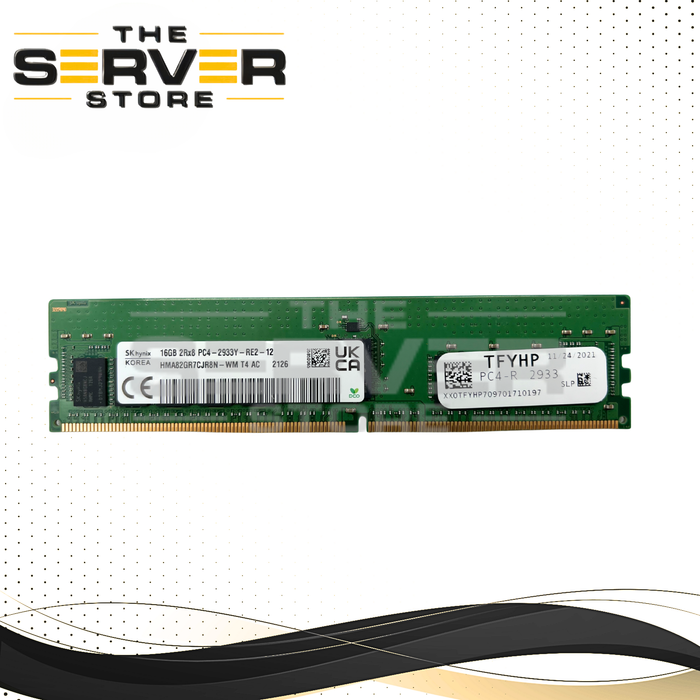 Dell 16GB 2RX8 DDR4-2933Y PC4-23400 ECC Registered Memory HMA82GR7CJR8N-WM SNPTFYHPC/16G