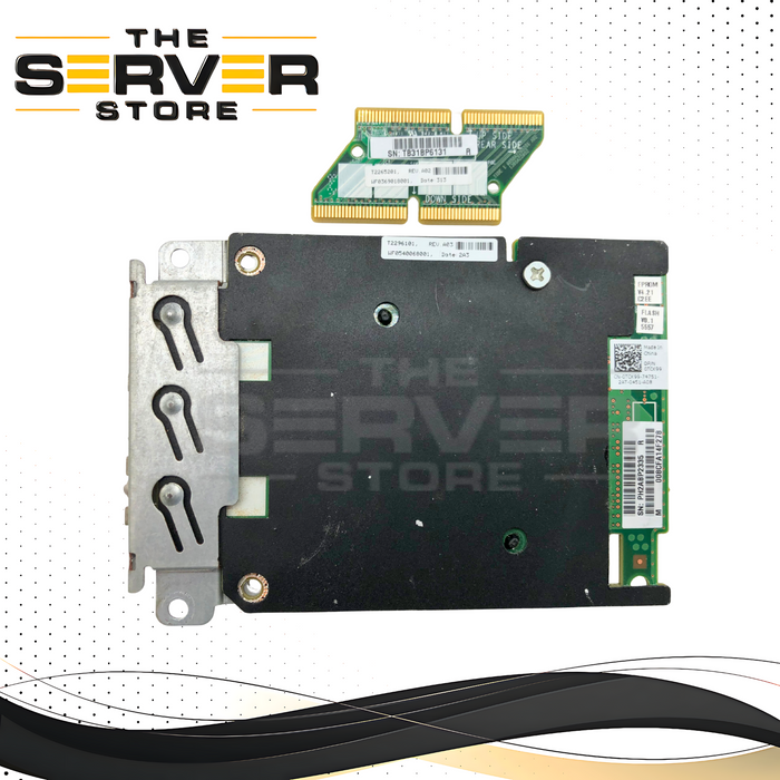 Dell Intel X520 Dual-Port 10GbE SFP+ Mezzanine Card with Interposer & Bracket. P/N: T2296101 REV. A03, 0JKM5M, JKM5M, 0TCK99, TCK99.