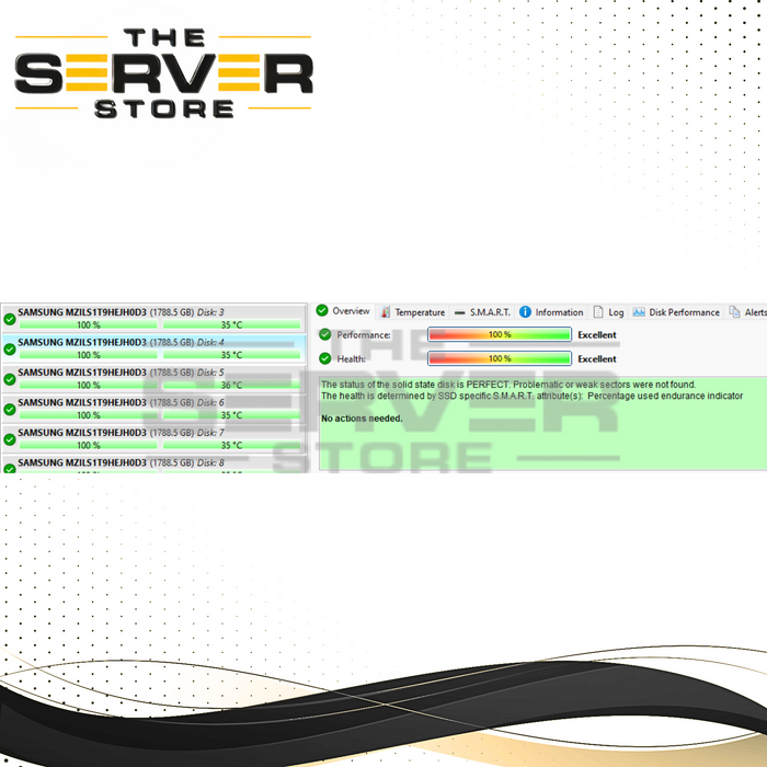 Dell 1.92TB SAS 12G RI 2.5" SSD Samsung PM1633a MZILS1T9B for Dell PowerEdge: Gen11 Gen12 Gen13 Gen14