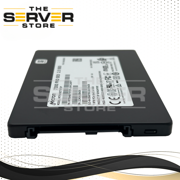 Micron 7300 PRO 7.68TB NVMe U.2 Gen3 SED PCIe 2.5" SSD MTFDHBE7T6TDF