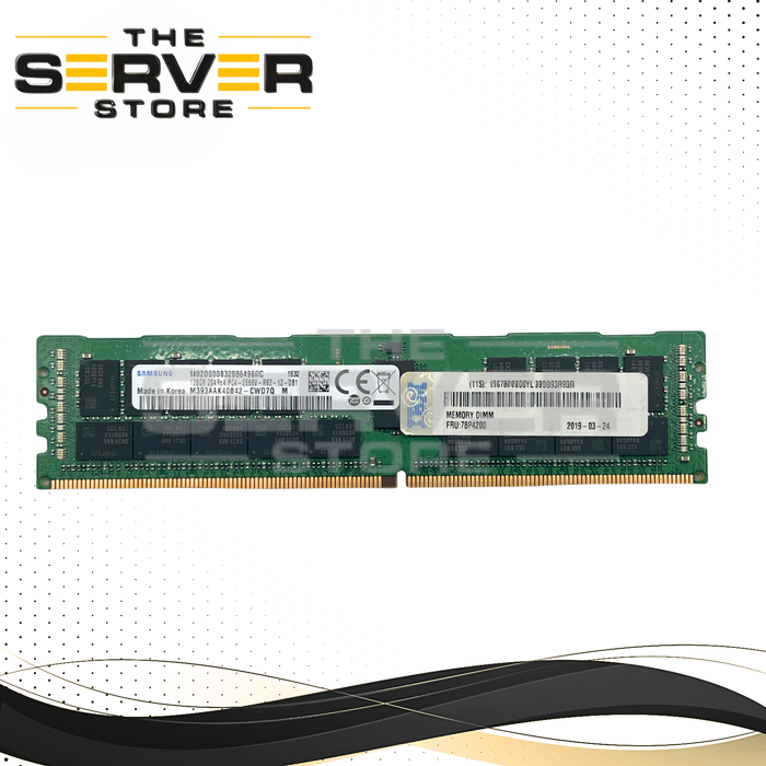 IBM 128GB 2S4RX4 DDR4-2666V PC4-21300 ECC Registered Memory Samsung 78P4200 M393AAK40B42-CWD