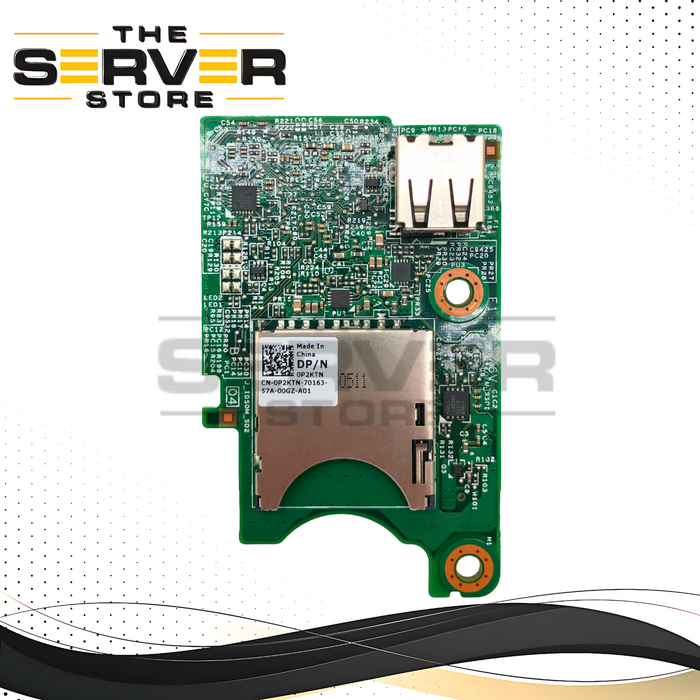 Dell PowerEdge FC630 / M630 / M830 Internal Dual SD Module (IDSDM) Riser Card for Redundant Boot. P/N: P2KTN, 0P2KTN.