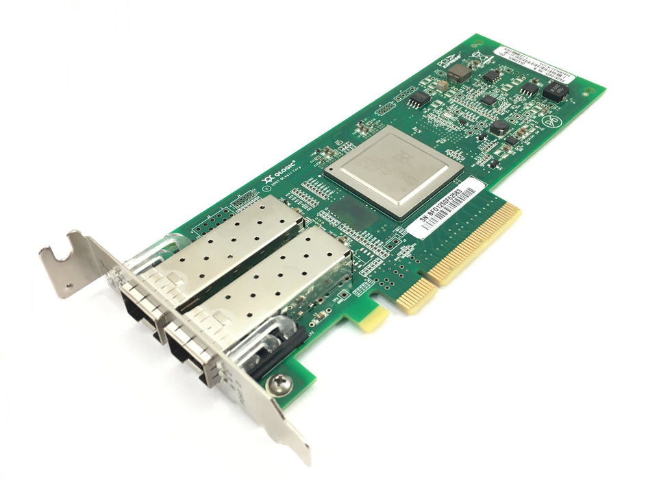 Dell Qlogic QLE2562L 8Gbps Dual SFP Port FC PCI-E Host Bus Adapter (VX60F)