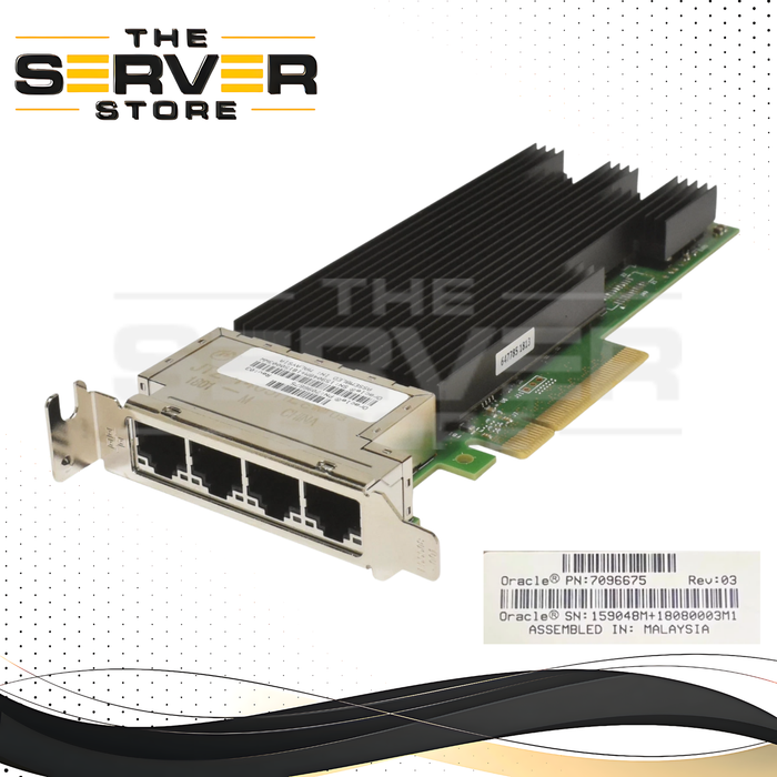 Sun ORACLE Quad 10-gigabit Base-t Ethernet Adapter 7096675