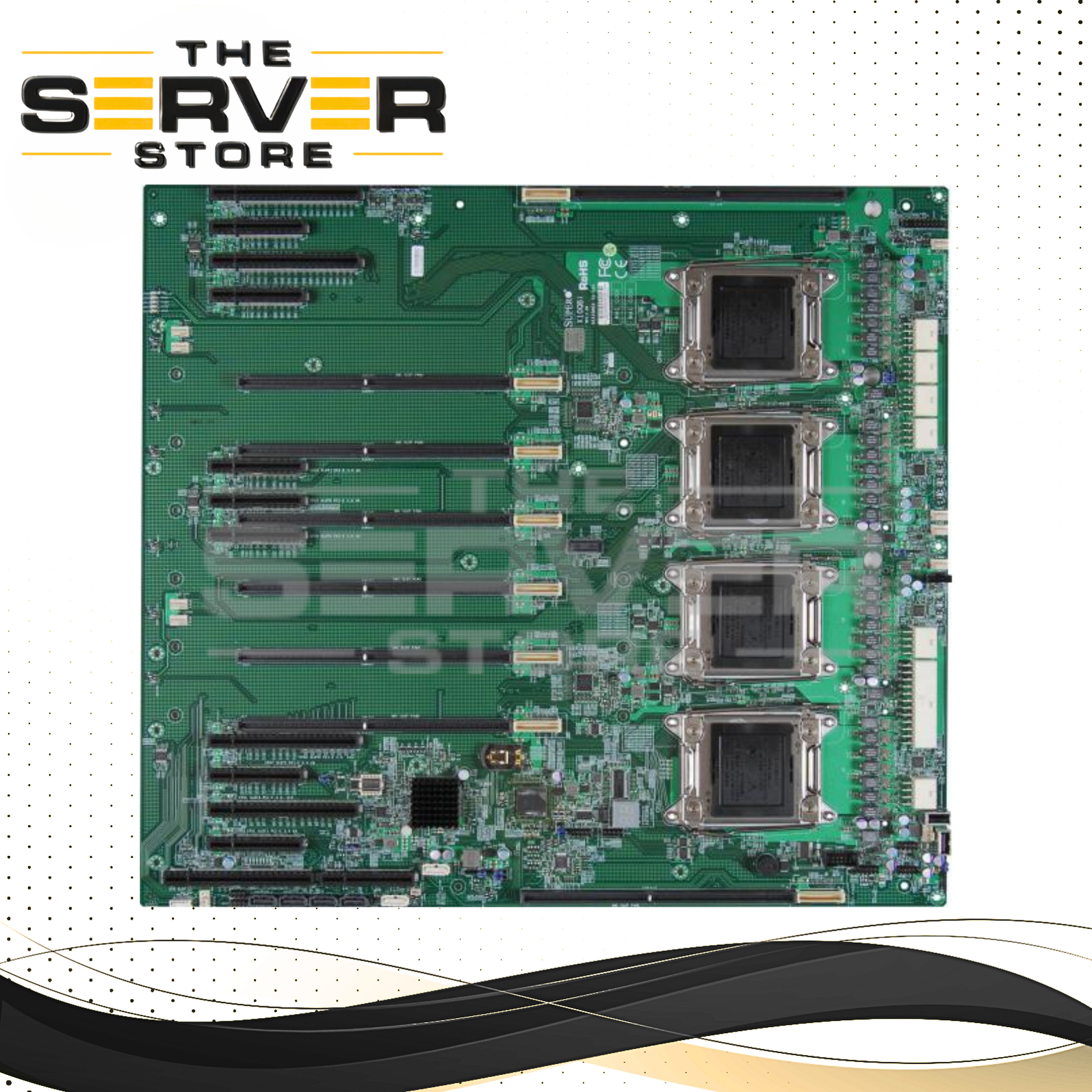 Supermicro Intel Quad LGA2011 DDR4 Server System Motherboard X10QBi ...