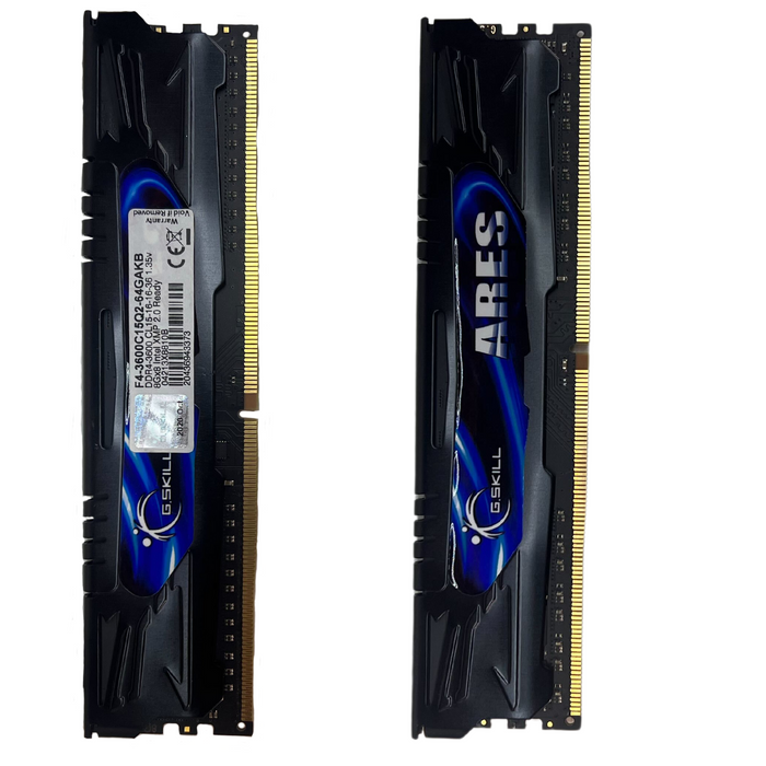 G.SKILL ARES 64GB (8 x 8GB) RAM DDR4-3600MHz Intel XMP Kit (F4-3600C15Q2-64GAKB)