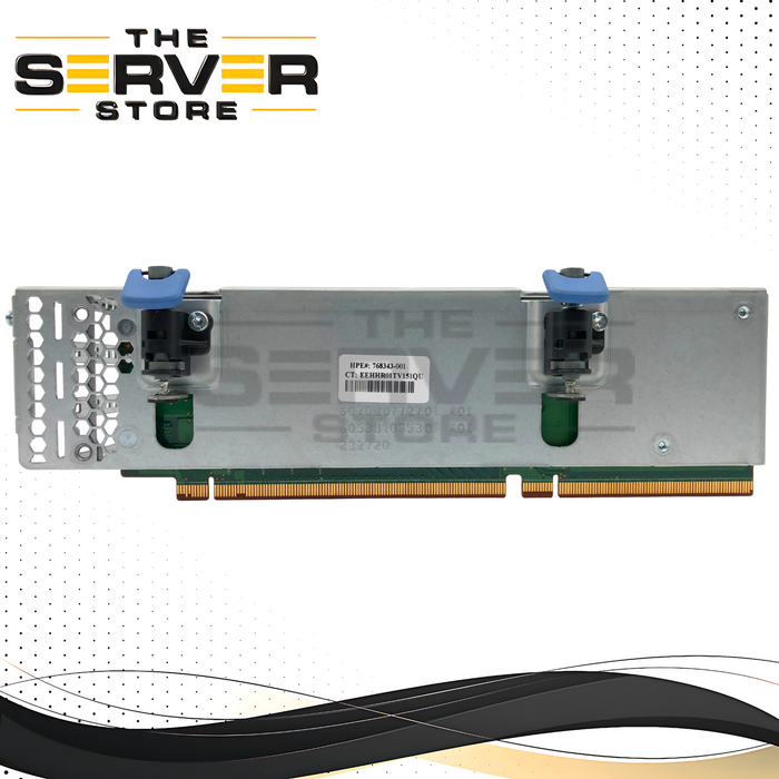 HPE ProLiant DL380 Gen9 Server Secondary Riser Card Assembly with 3x PCIe 3.0 Slots (2x16, 1x8). P/N: 777283-001.