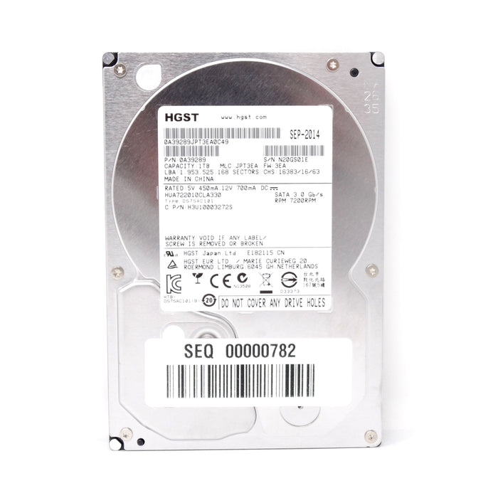 HITACHI 1TB SATA 7.2K 3GBPS 3.5'' HARD DRIVE (HUA722010CLA330)