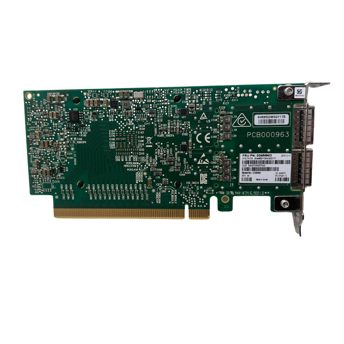 IBM/Lenovo Mellanox ConnectX-4 CX456A Dual-Port QSFP28 100GB/EDR PCIe 3.0 x16 Network Card (00MM963)