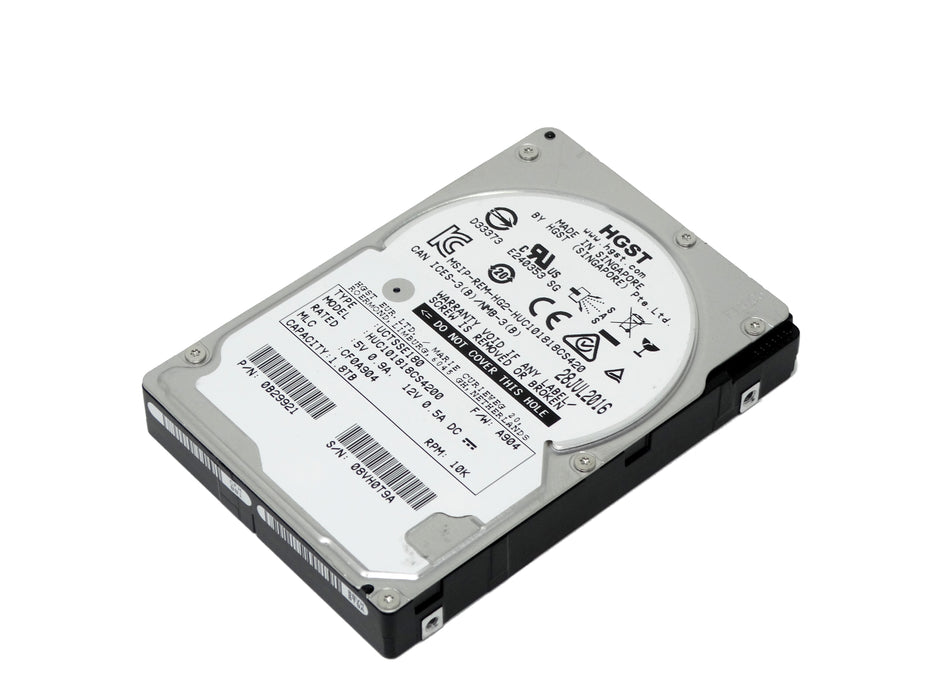 HGST 1.8TB 10K RPM SAS 12Gbps  2.5'' SFF HDD Hard Drive (HUC101818CS4200)