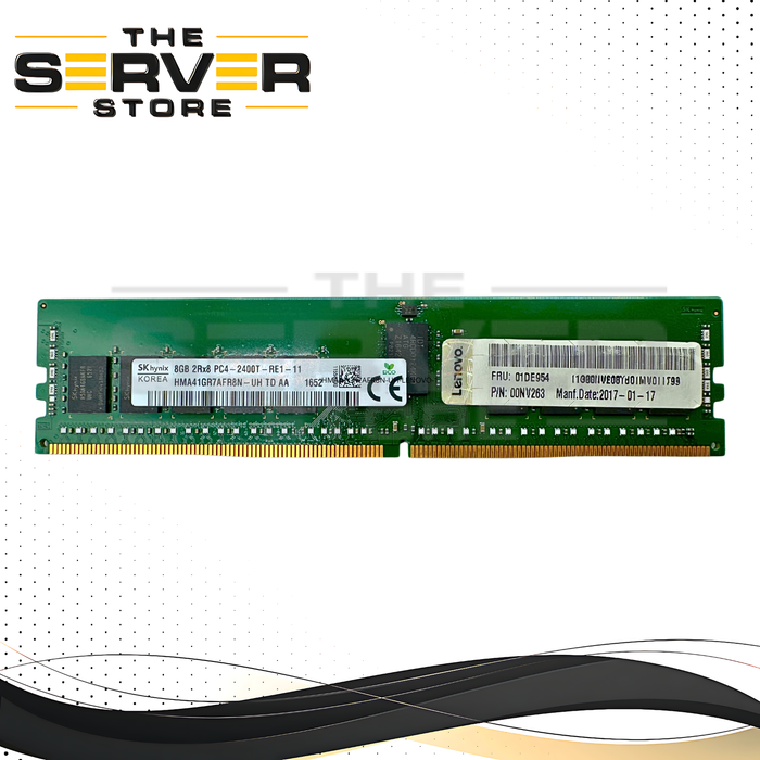 Lenovo 8GB 2Rx8 DDR4-2400T PC4-19200 ECC Registered Memory 01DE954 HMA41GR7AFR8N-UH