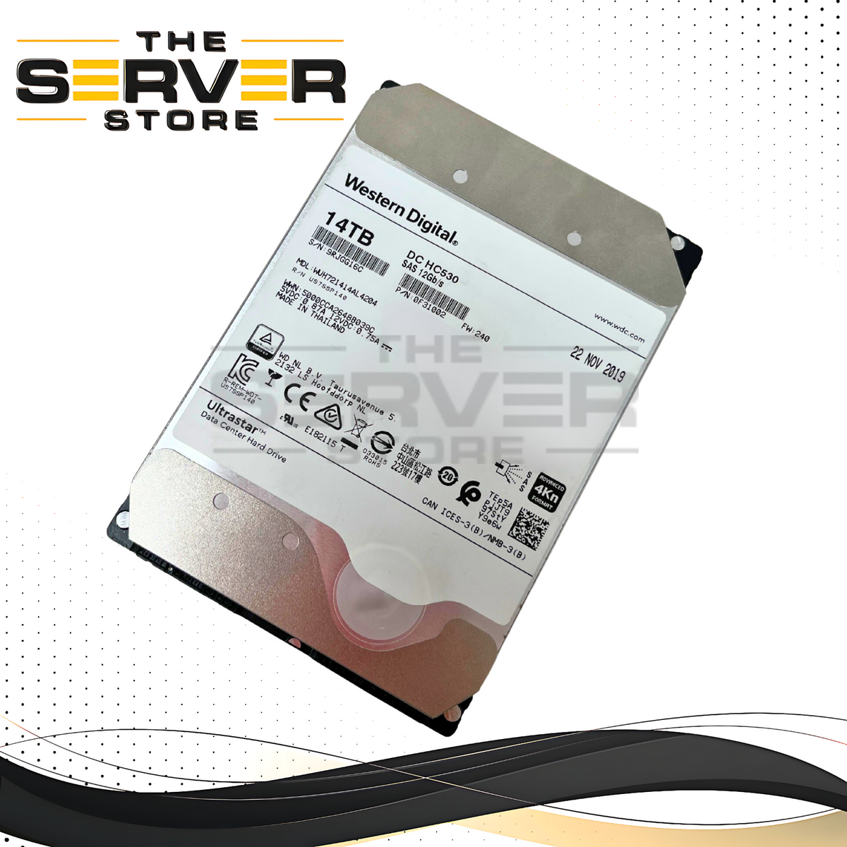 Western Digital Ultrastar DC HC530 14TB 7200RPM SAS 12Gbps