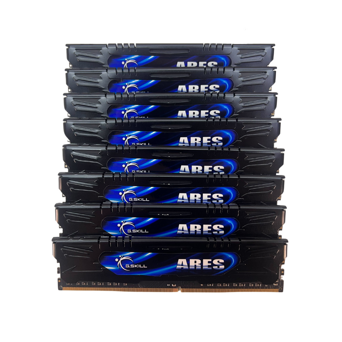 G.SKILL ARES 64GB (8 x 8GB) RAM DDR4-3600MHz Intel XMP Kit (F4-3600C15Q2-64GAKB)