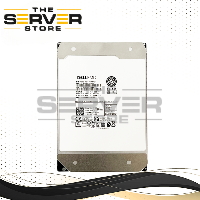 Dell EMC 16TB 7.2K SAS 12G 512e 3.5" HDD MG08SCA16TEY 04N7V0 4N7V0