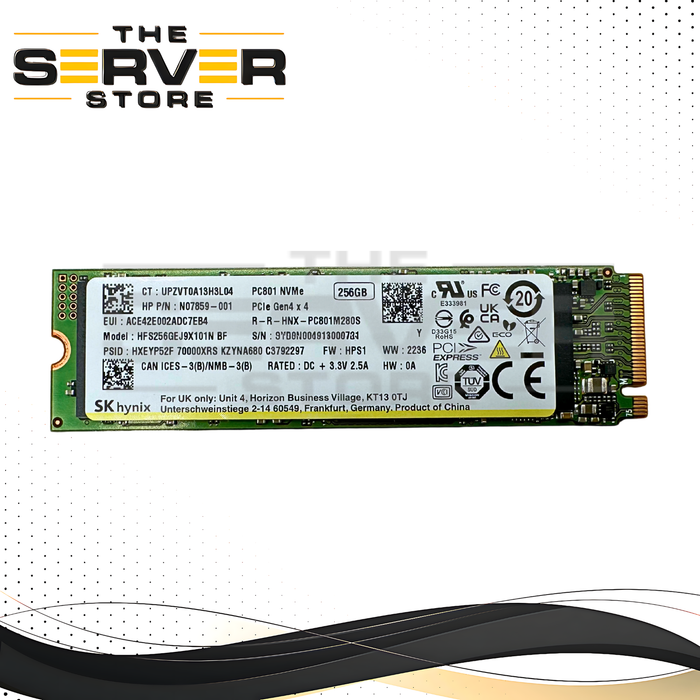 HP 256GB NVMe 2280 M.2 PCIe Gen 4.0 x4 SSD Kioxia BG5 Series N07859-001