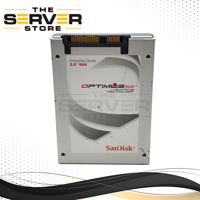 SanDisk Optimus ECO Series 1.6TB 6Gbps SAS 2.5-inch eMLC Enterprise SSD. P/N: SDLLOC6R-016T-5CA1.