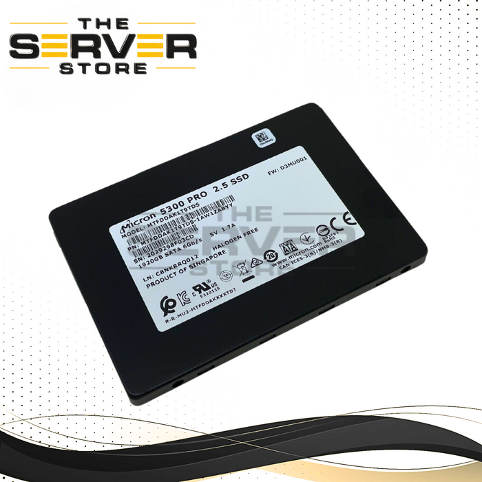 Micron 5300 PRO 1.92TB SATA 6Gb?s 2.5" SSD Solid State Drive(MTFDDAK1T9TDS)