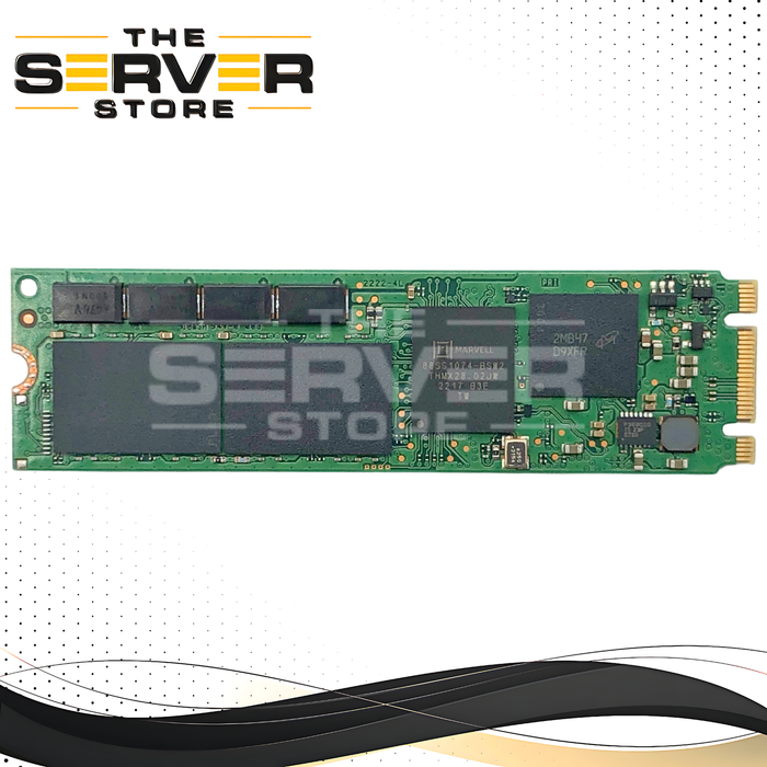 Dell Micron 5300 Pro 480GB SATA 6Gb/s 512e M.2 2280 Solid State Drive (SSD). Designed for Dell BOSS M.2 Cards. P/N: 7RKD7, 07RKD7.