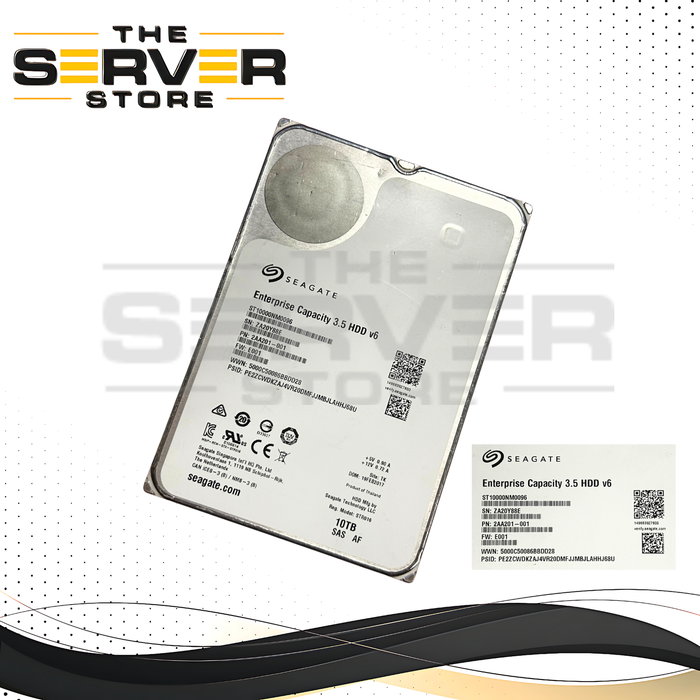 Seagate Exos X10 10TB 7.2K SAS 12GB 512e 3.5" HDD Hard Drive ST10000NM0096
